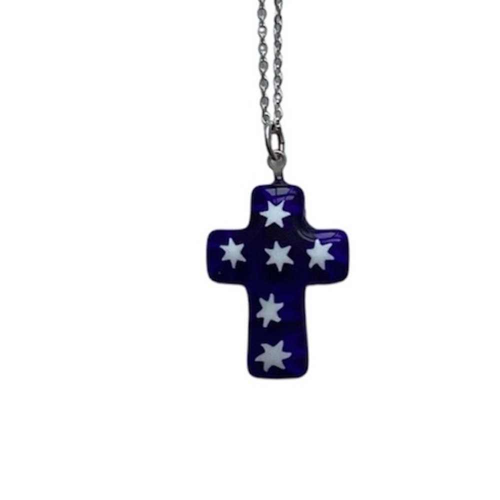 💐2@30.00💐 Murano Venetian glass cross